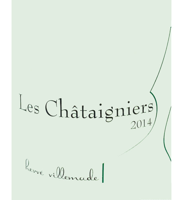 Hervé Villemade – Les Châtaigniers – 2014- Etikette